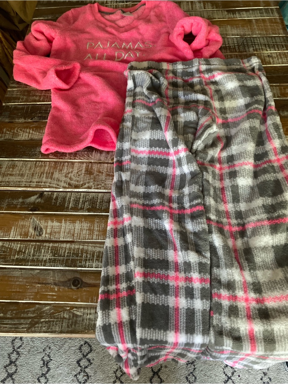 Simple Hot Pink Fuzzy Pullover Top